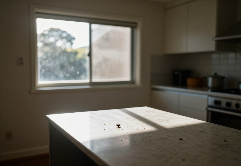 Cockroaches in a Bellevue Hill wall cavity before removal